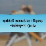 ক্রিকেট অবকাঠামো উন্নয়ন পরিকল্পনা Quiz